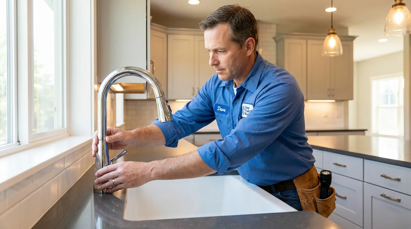 Kitchen faucet installation by Johns Plumbing LLC in Chattahoochee